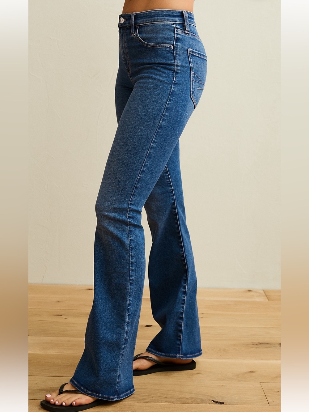 AE Next Level Stretch Super Hi-Rise Flare Jeans